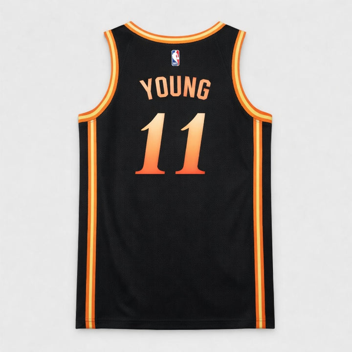 Young 11 Atlanta Black City Basketball Jersey