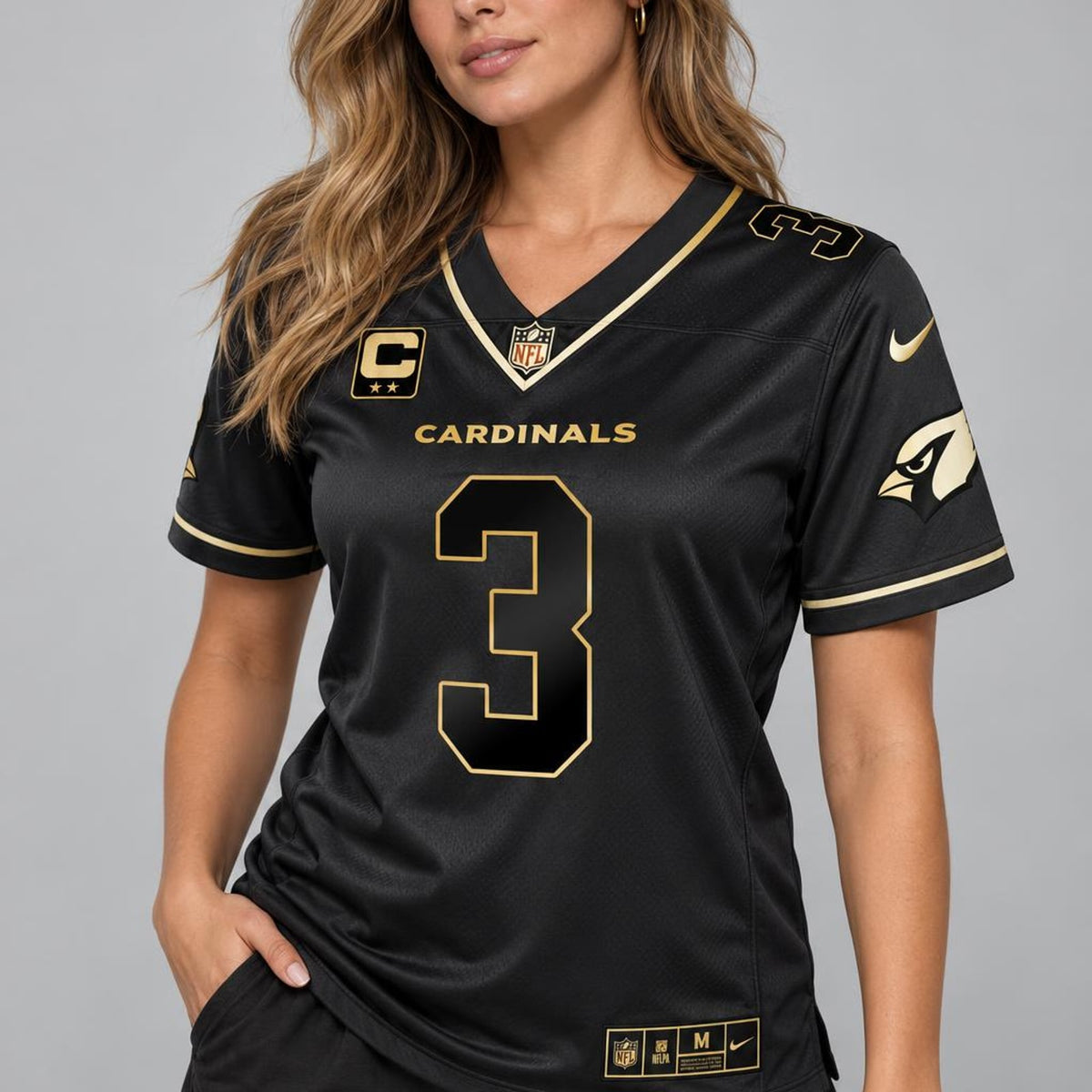 Baker 3 Cardinals Football Jersey - 5