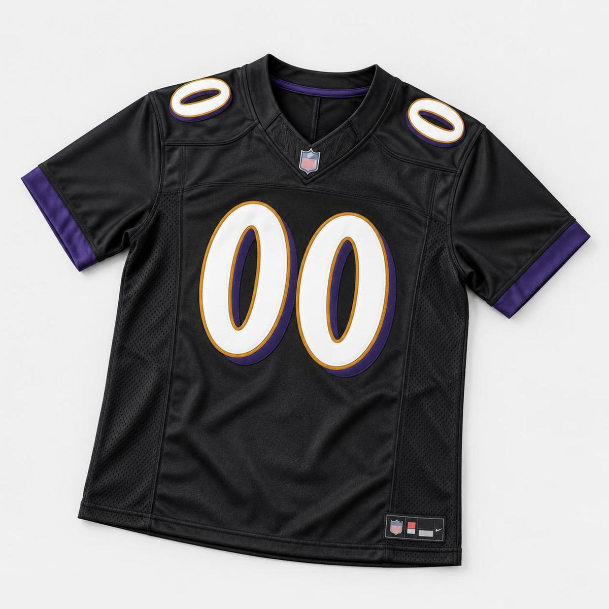 Baltimore Black Purple Football Jersey - Custom Name And Number - 9