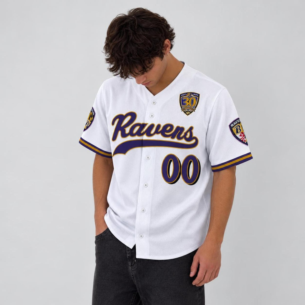 Baltimore 30 Seasons Baseball Jersey - Custom Name and Number - 5