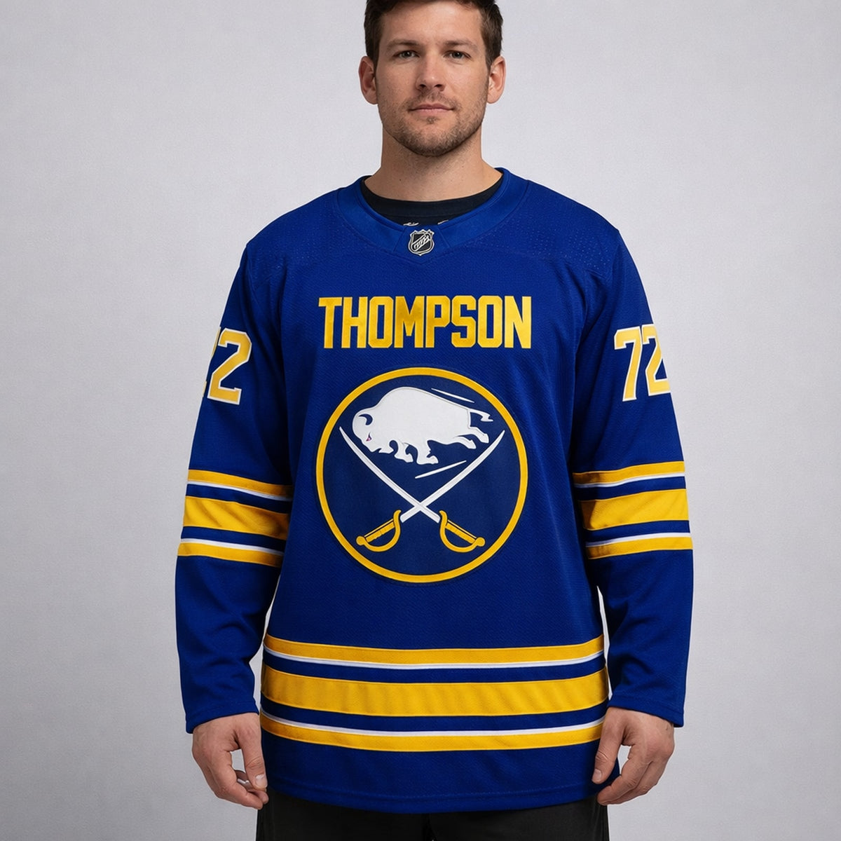 Thompson 72 Buffalo Hockey Jersey - 4