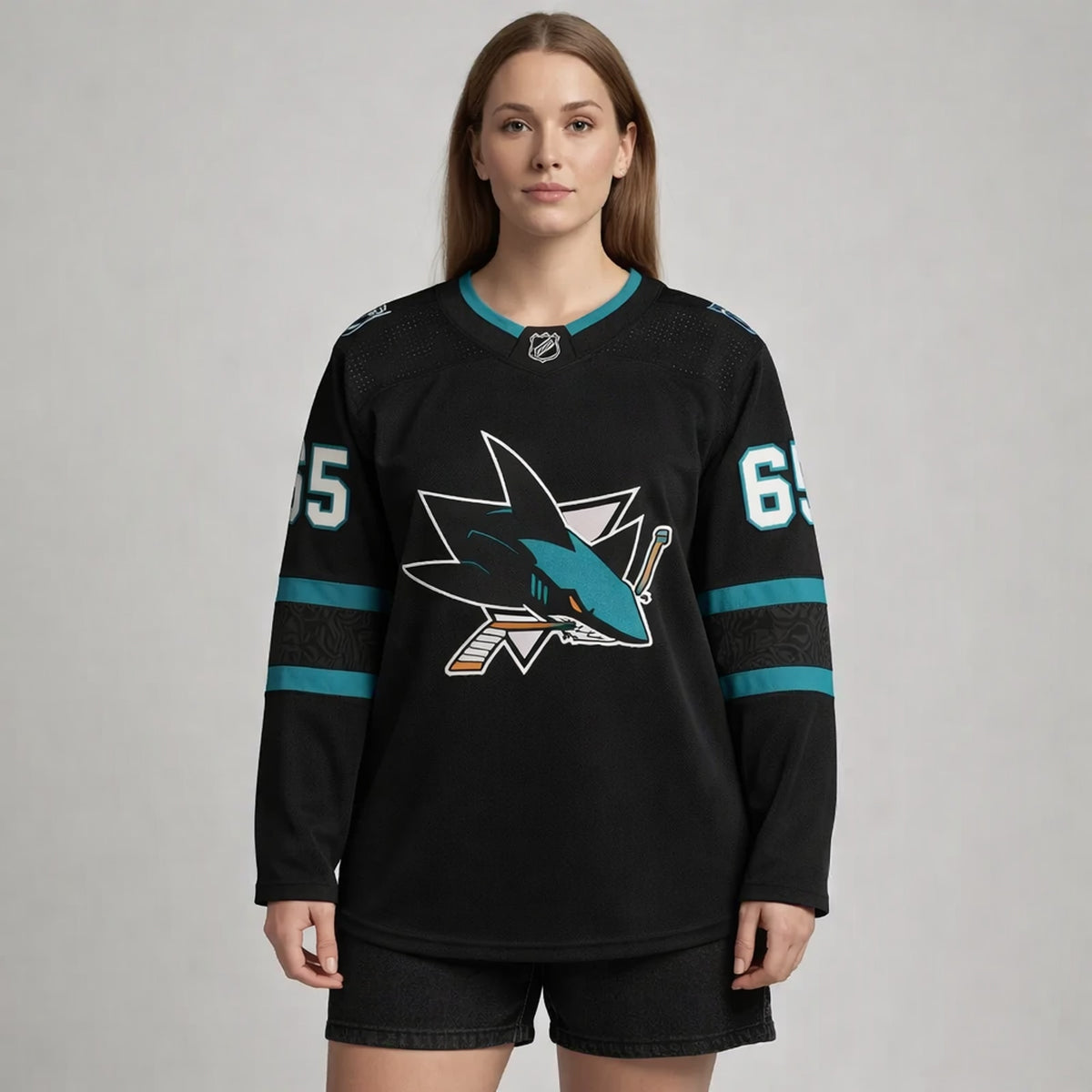 Karlsson 65 Sharks Hockey Jersey - 5