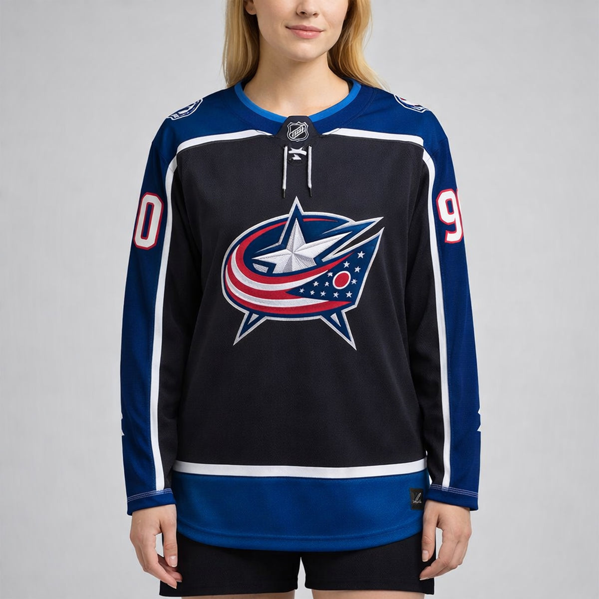 Merzlikins 90 Blue Jackets Hockey Jersey - 5