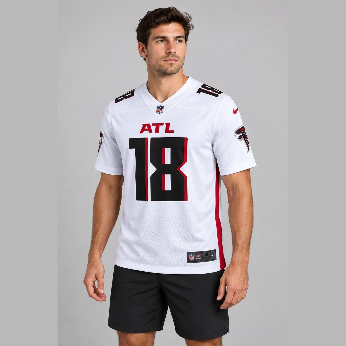 Ridley 18 Atl White Football Jersey - 3