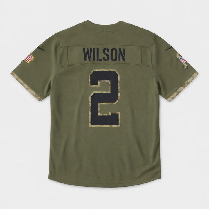 Wilson 2 New York Football Jersey Olive