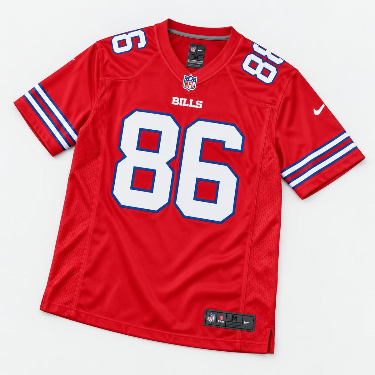 Kincaid 86 Buffalo Red Football Jersey - 5