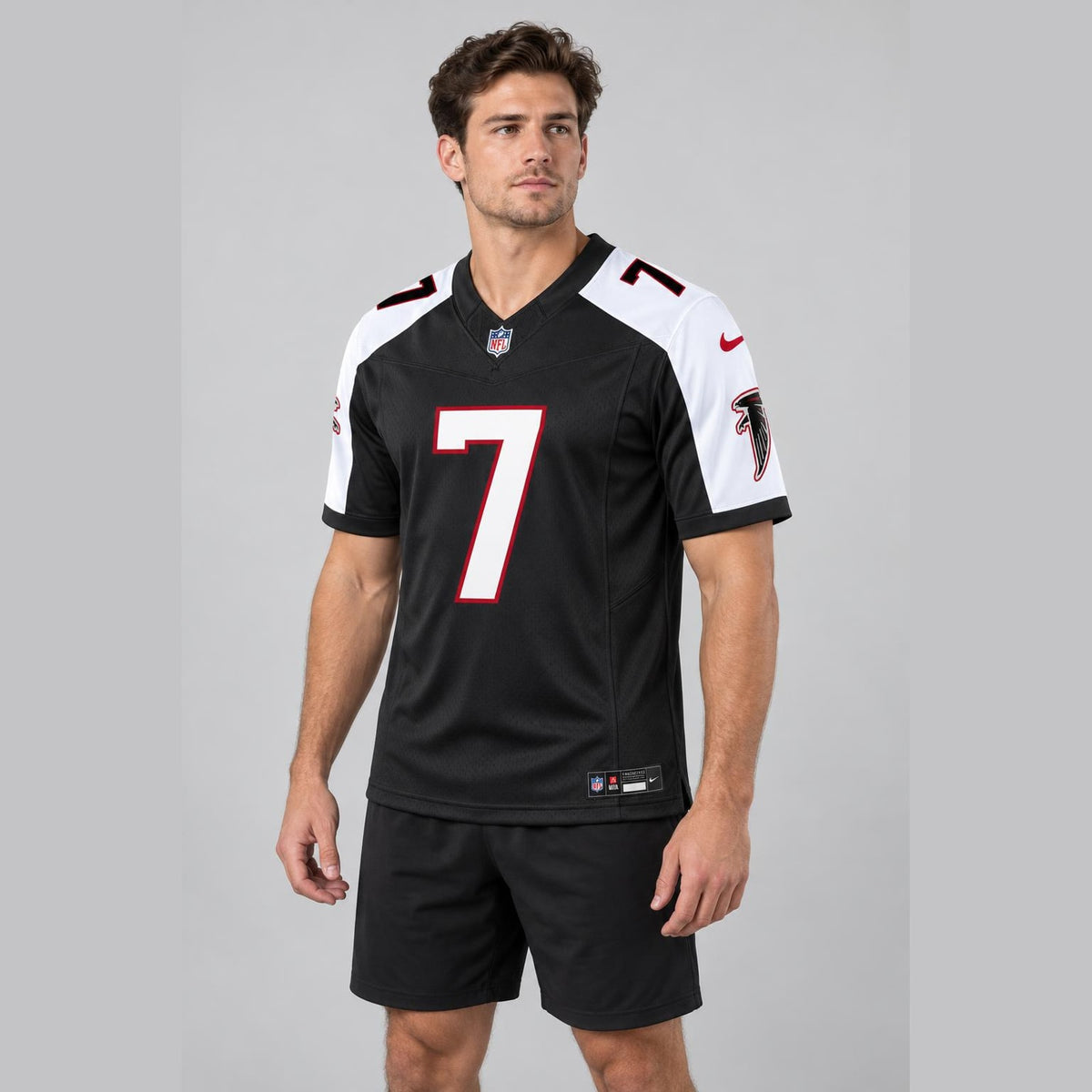 Robinson 7 Black And Red Football Jersey - 6