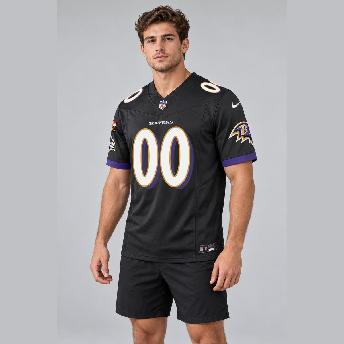 Baltimore Flag Football Jersey - Custom Name and Number - 7