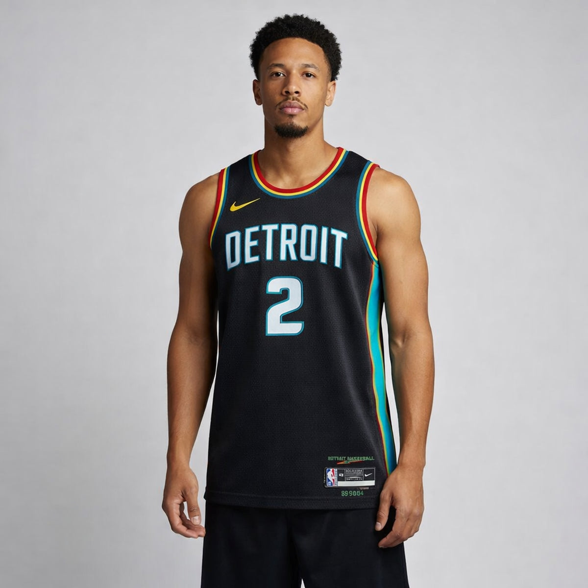 Cunningham 2 Detroit Basketball Jersey - 4