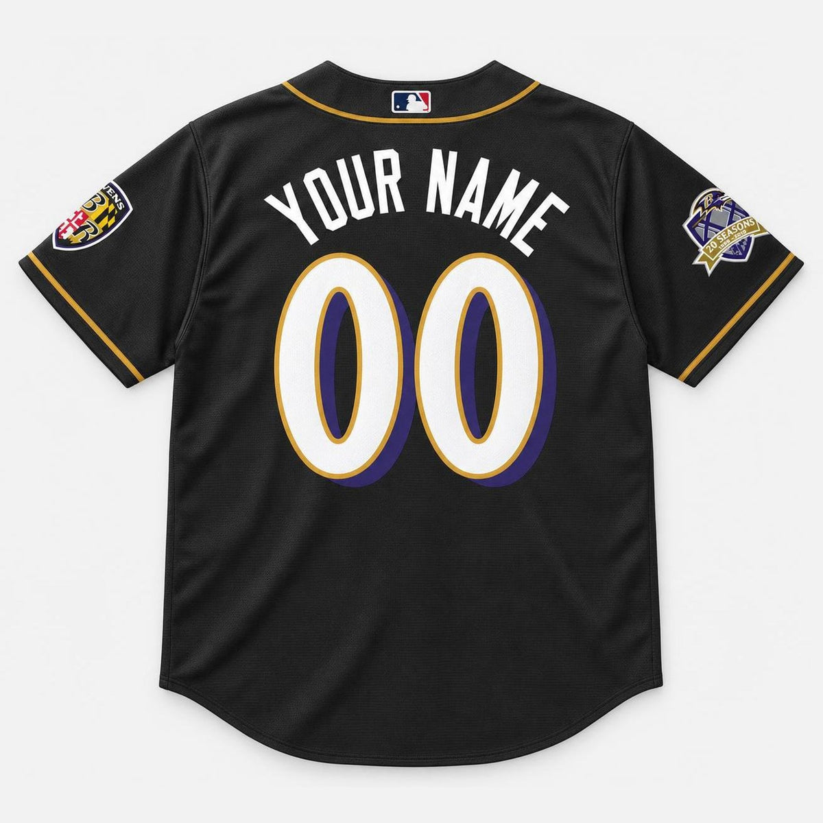20 Seasons Baseball Jersey - Custom Name and Number - 10