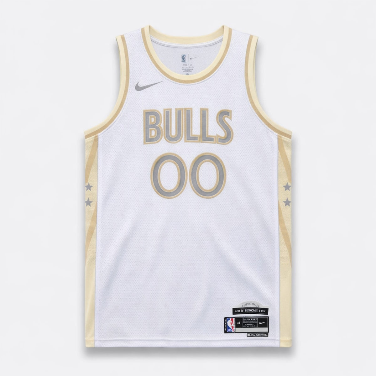 Bulls White City Edition Basketball Jersey - 1
