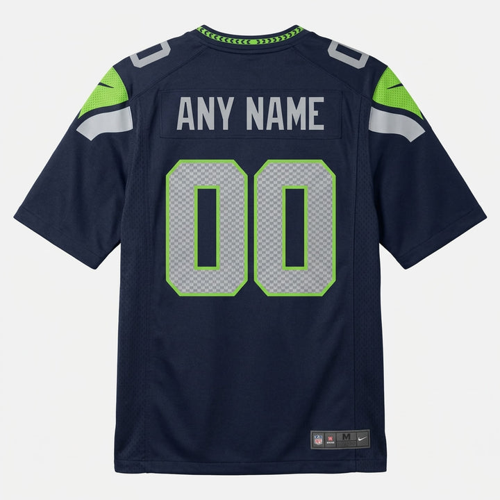 Navy Green Football Jersey – Custom Name and Number