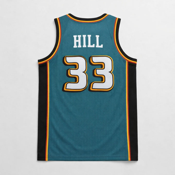 Hill 33 Pistons Basketball Jersey