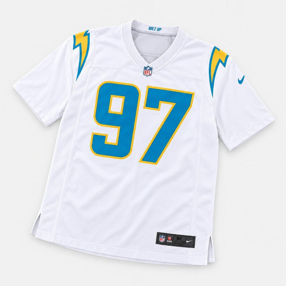 Bosa 97 White Bolt Football Jersey - 3