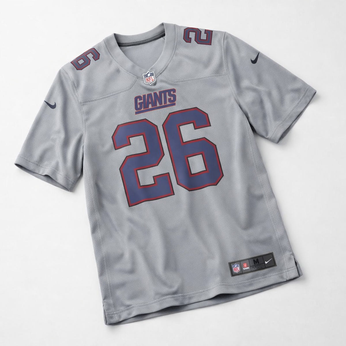 Barkley 26 Giants Football Jersey Gray - 3