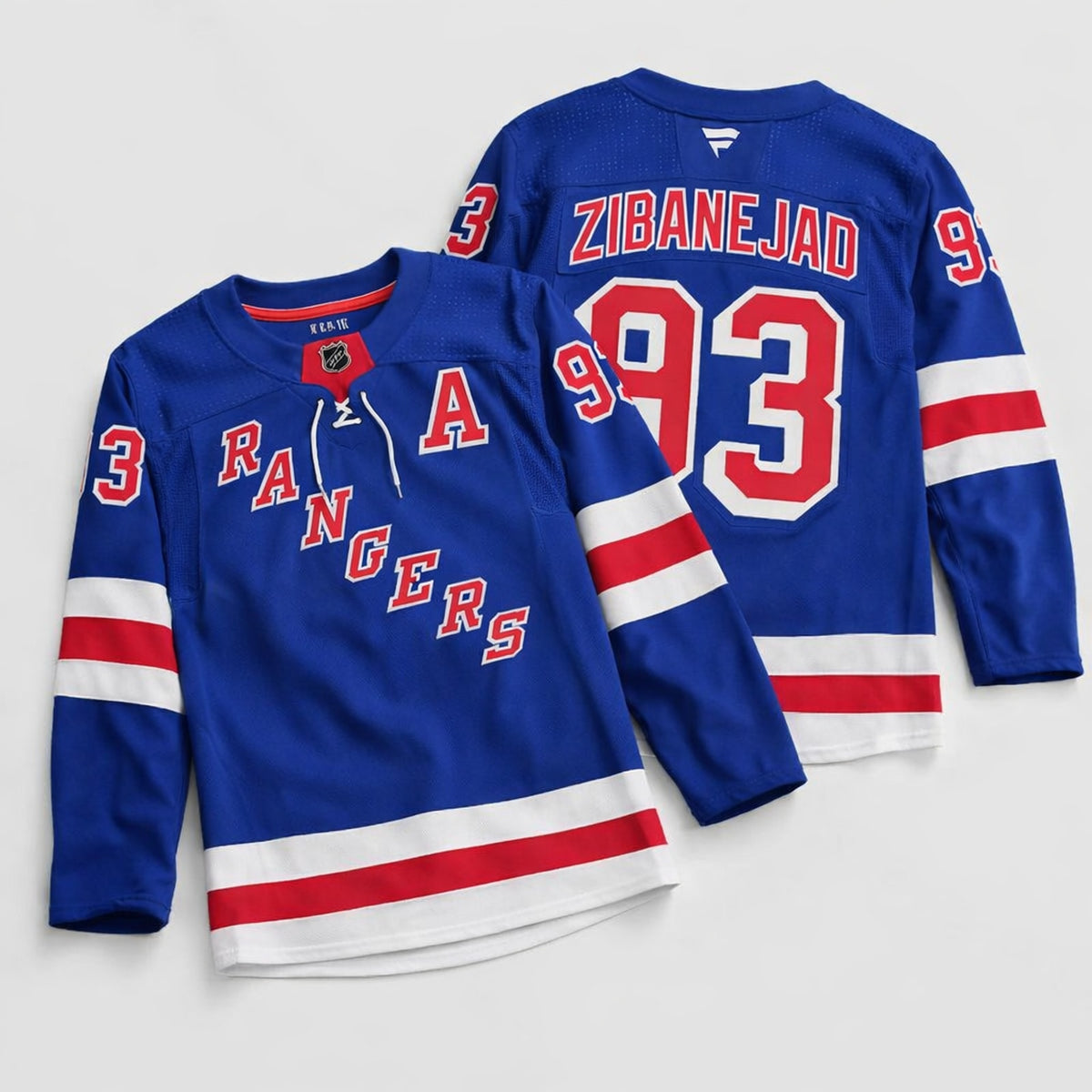 Zibanejad 93 Rangers Hockey Jersey - 3