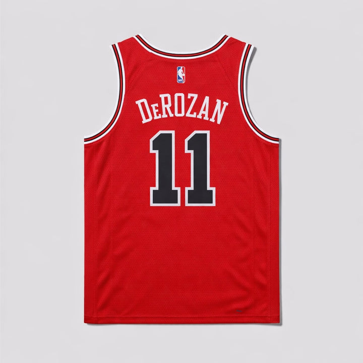 DeRozan 11 Bulls Basketball Jersey Red