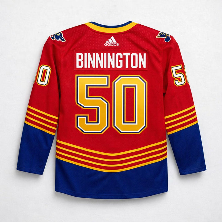Binnington 50 St. Louis Blues Hockey Jersey