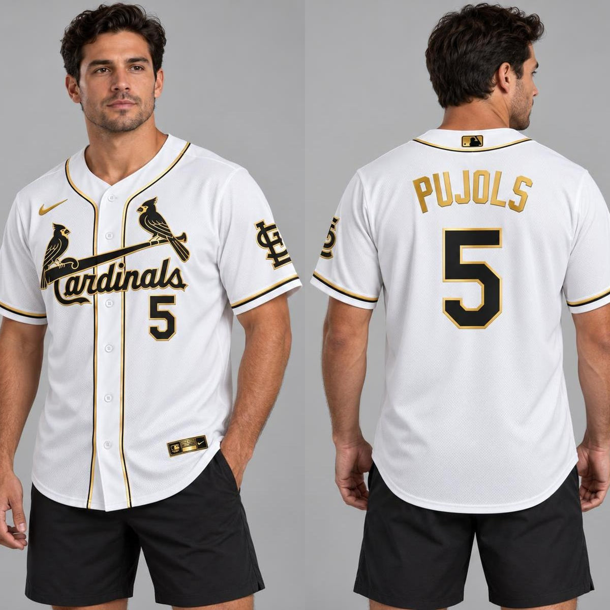Pujols 5 Baseball Jersey - 6