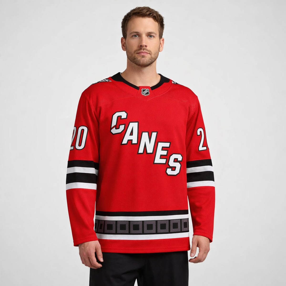 Aho 20 Canes Hockey Jersey - 4