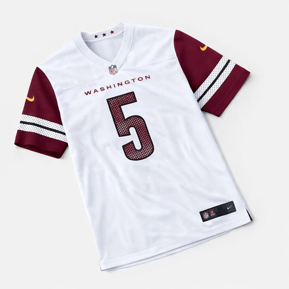 Daniels 5 White Washington Football Jersey - 3