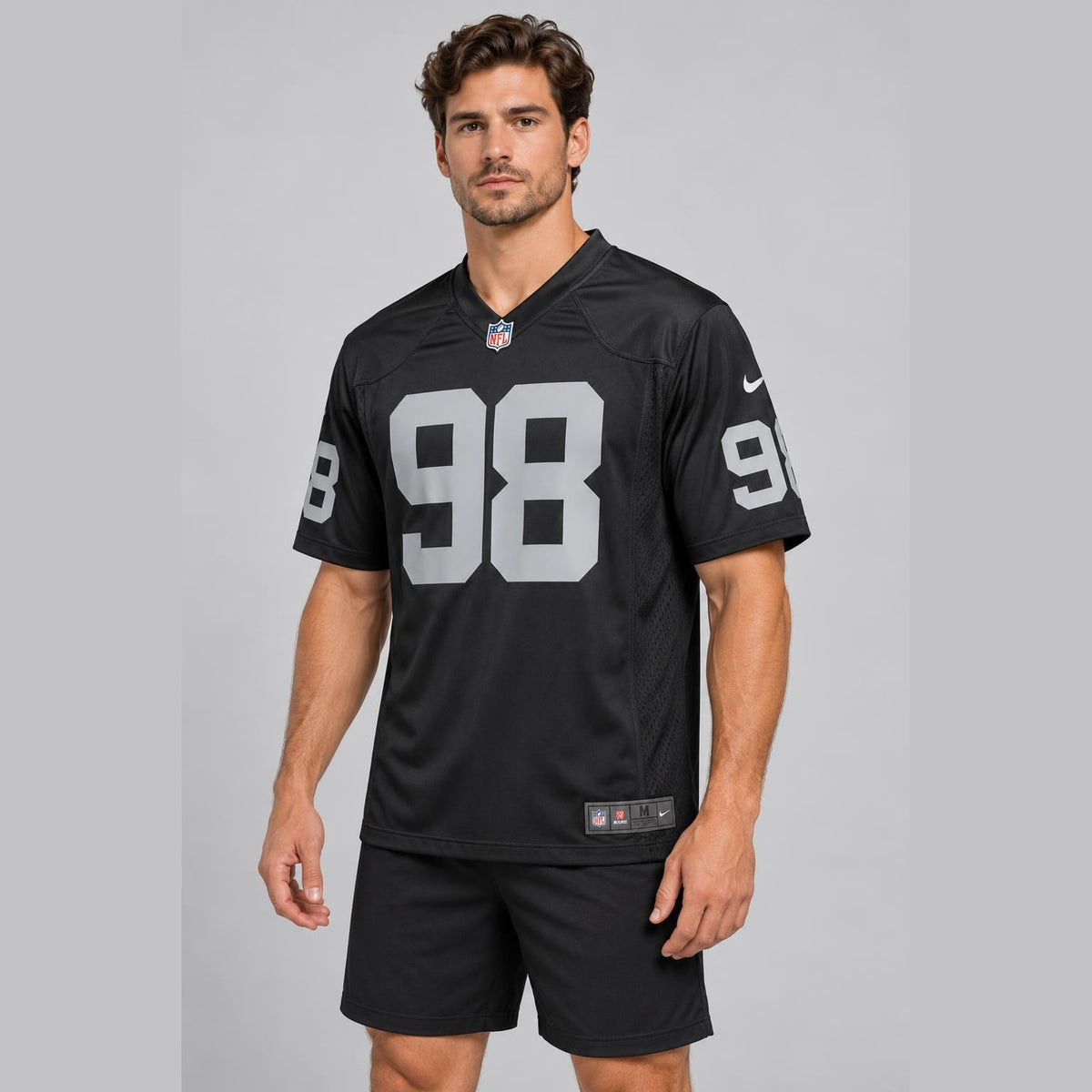 Crosby 98 Raiders Football Jersey - 4