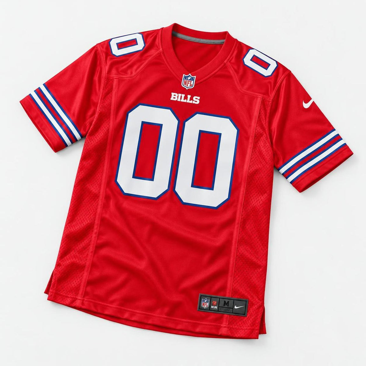 Red Buffalo Football Jersey - Custom Name and Number - 3