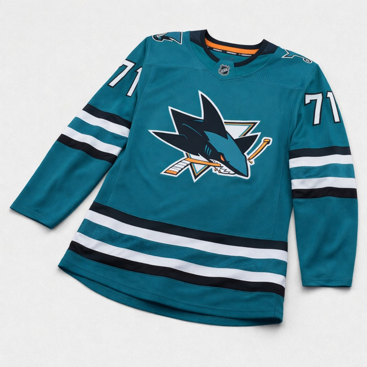 Celebrini 71 Sharks Hockey Jersey - 3