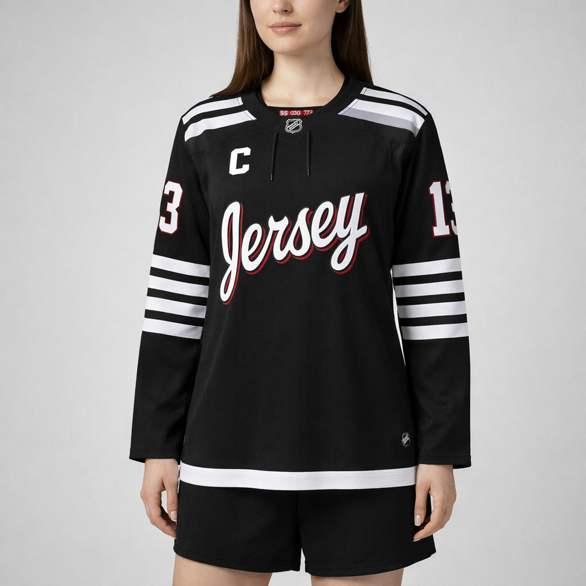 Hischier 13 Jersey Hockey Jersey - 5
