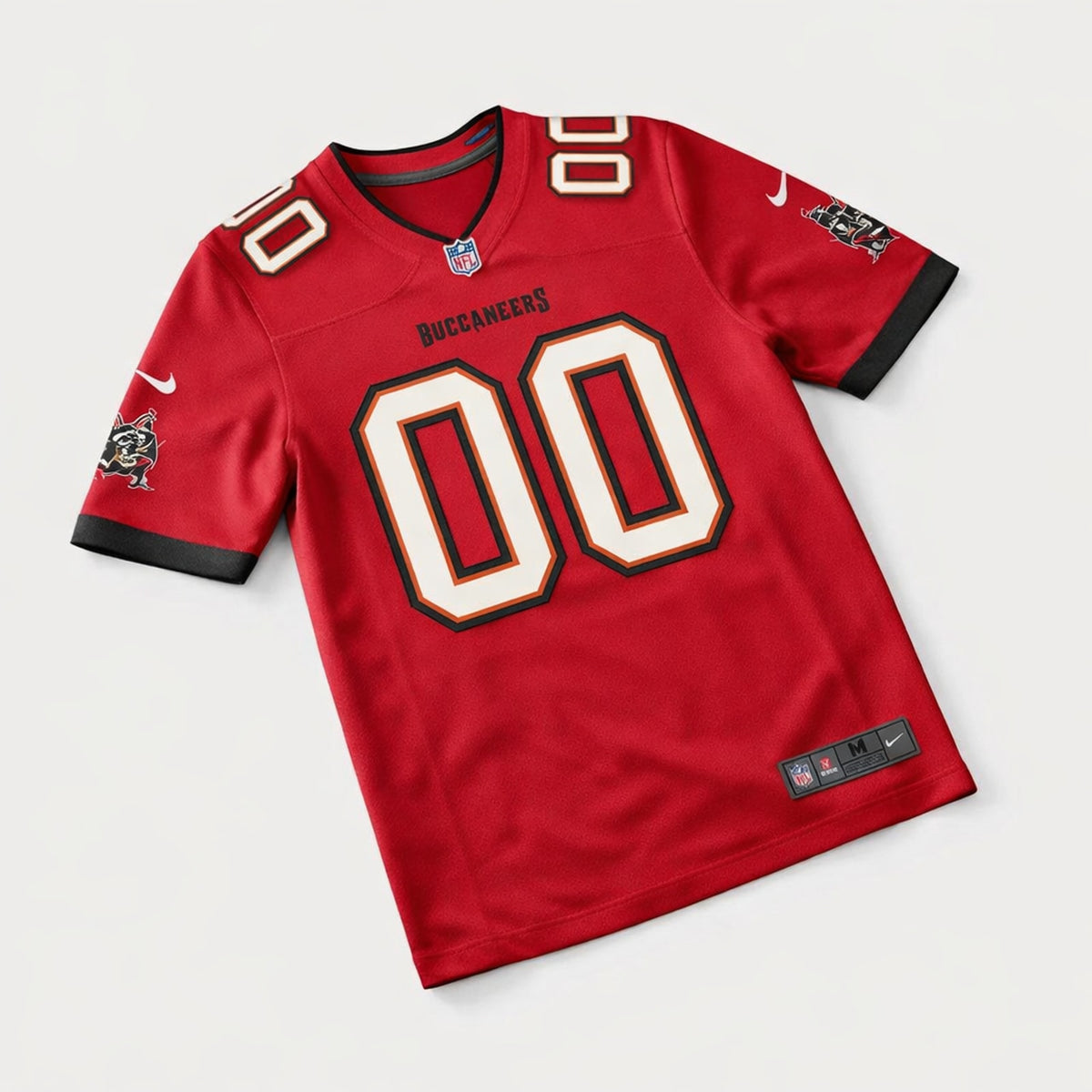 Red Tampa Bay Football Jersey – Custom Name and Number - 3