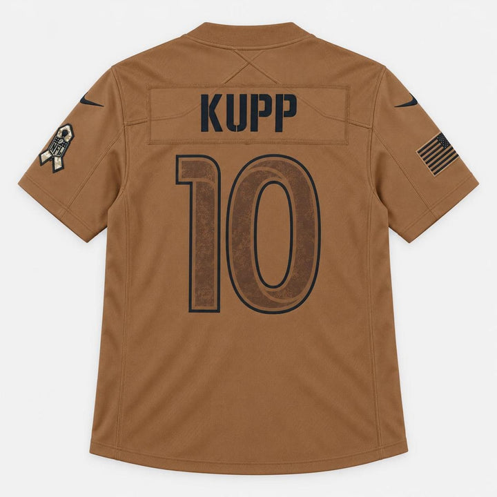 Kupp 10 Rams Brown Football Jersey