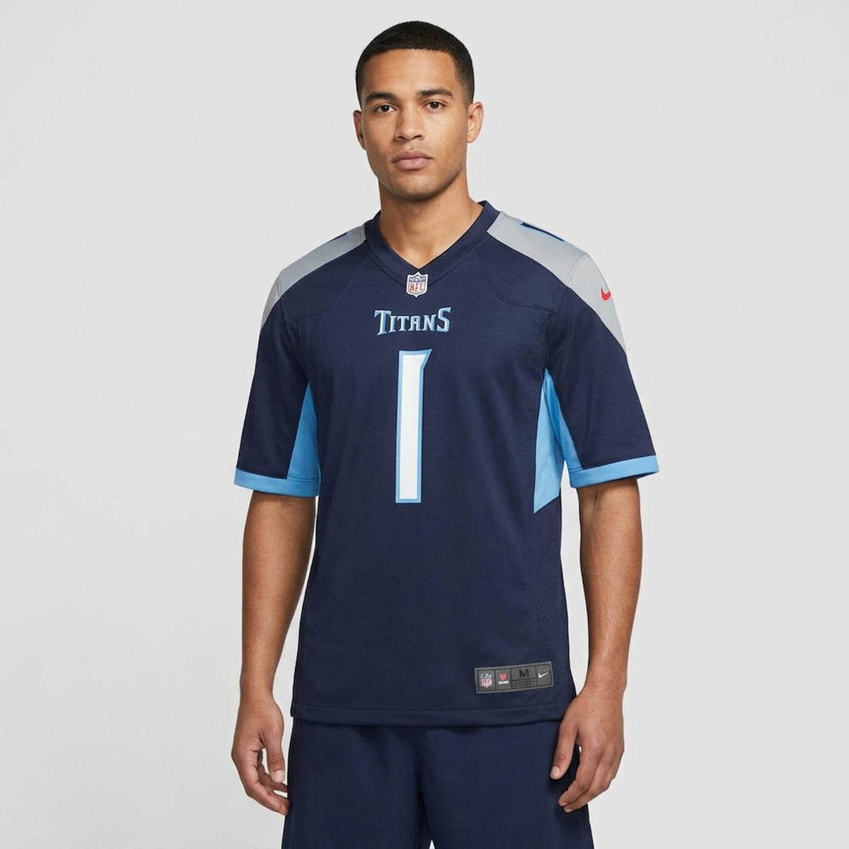 Ward 1 Navy Football Jersey - 4