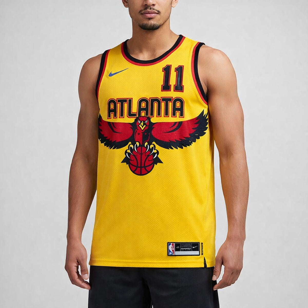 Young 11 Atlanta City Edition Basketball Jersey - 4