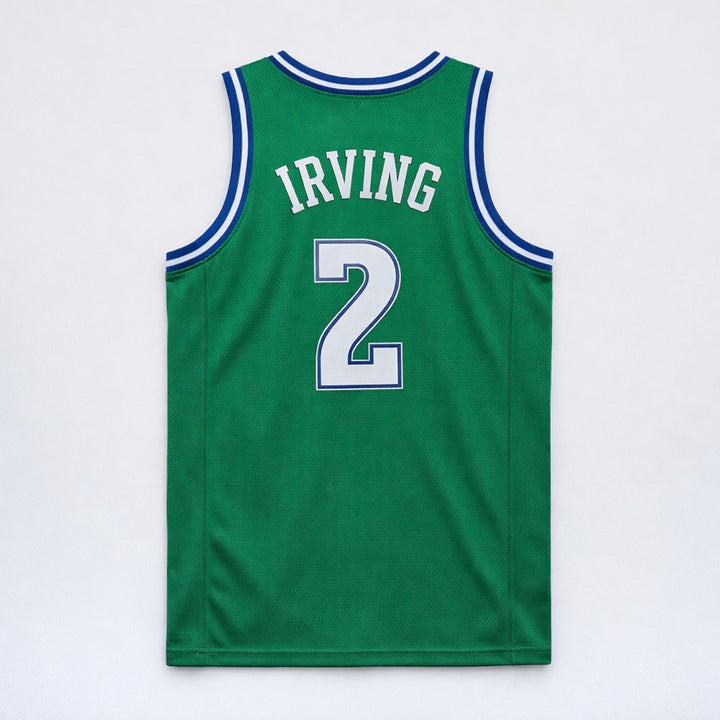 Irving 2 Dallas Basketball Jersey Green