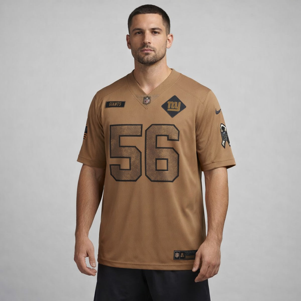 Taylor 56 Giants Football Jersey Salute To Service - 4