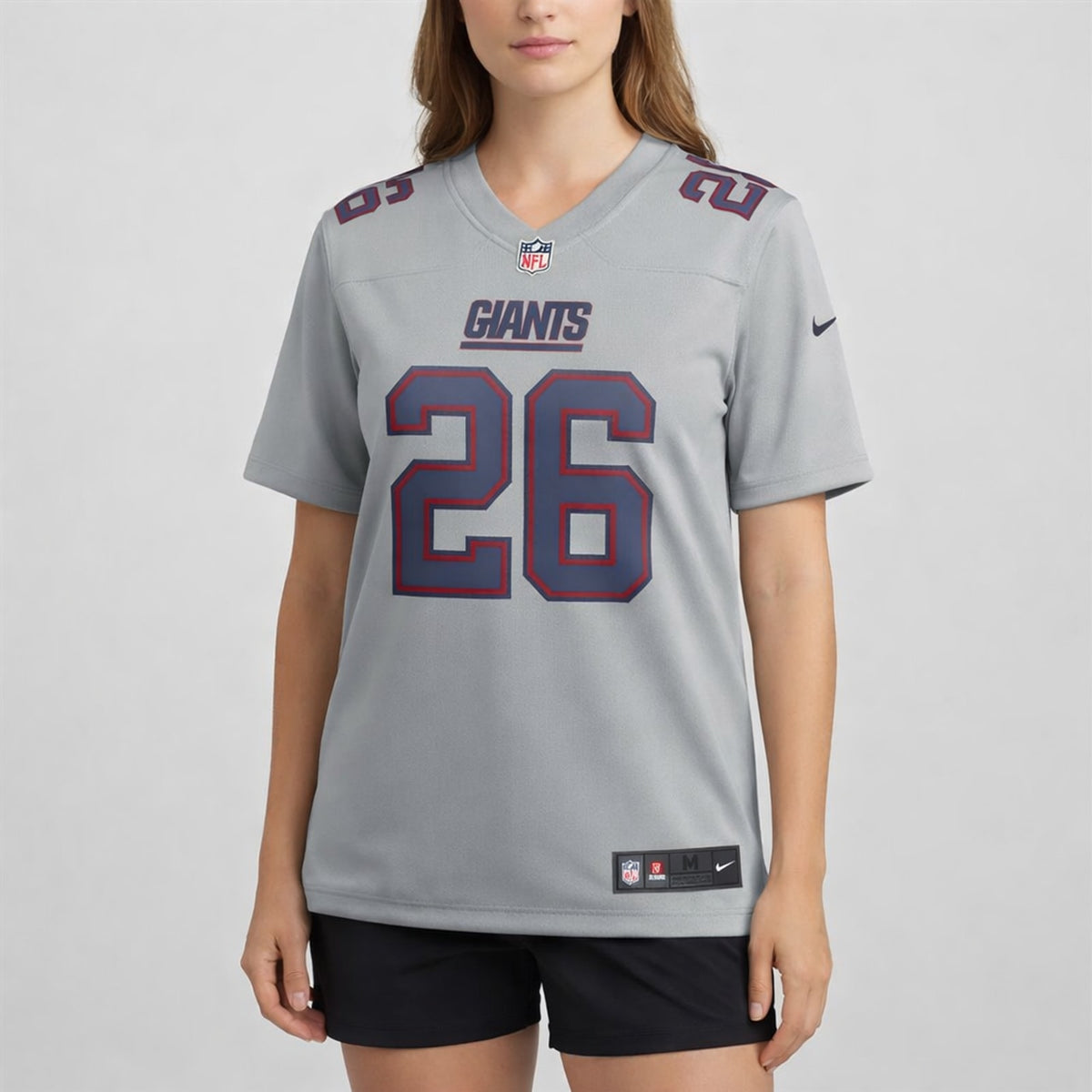 Barkley 26 Giants Football Jersey Gray - 5