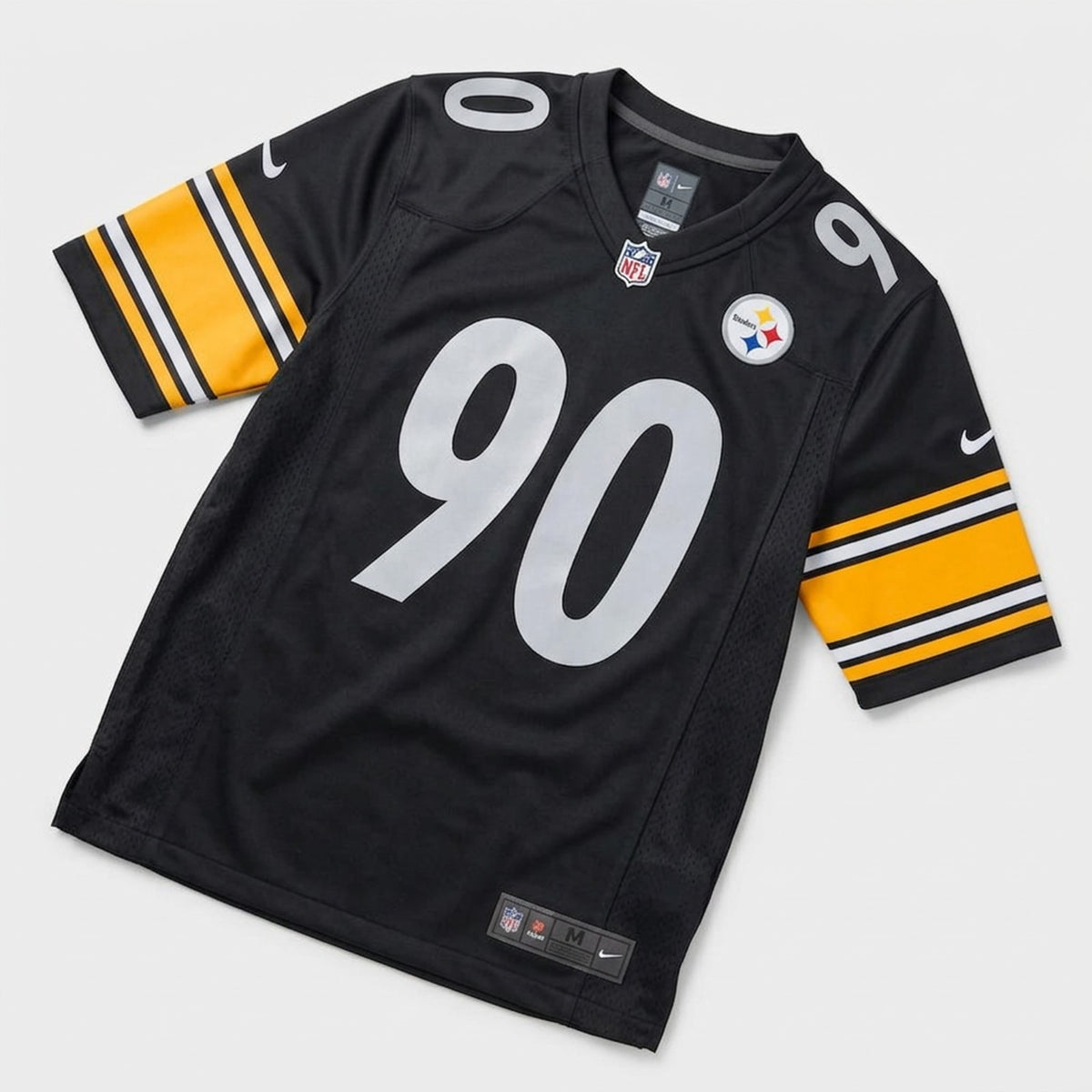 Watt 90 Black Football Jersey - 3