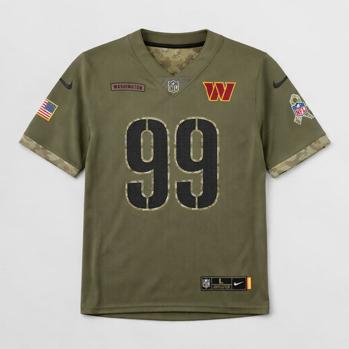 Young 99 Olive Washington Football Jersey