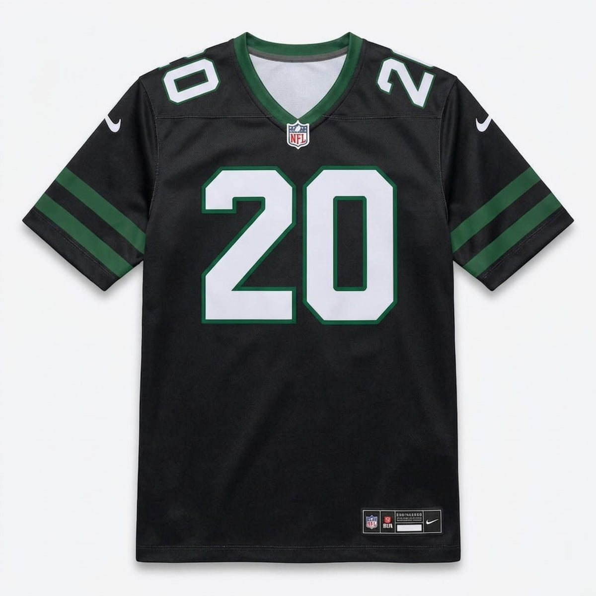 Hall 20 Black Football Jersey - 1