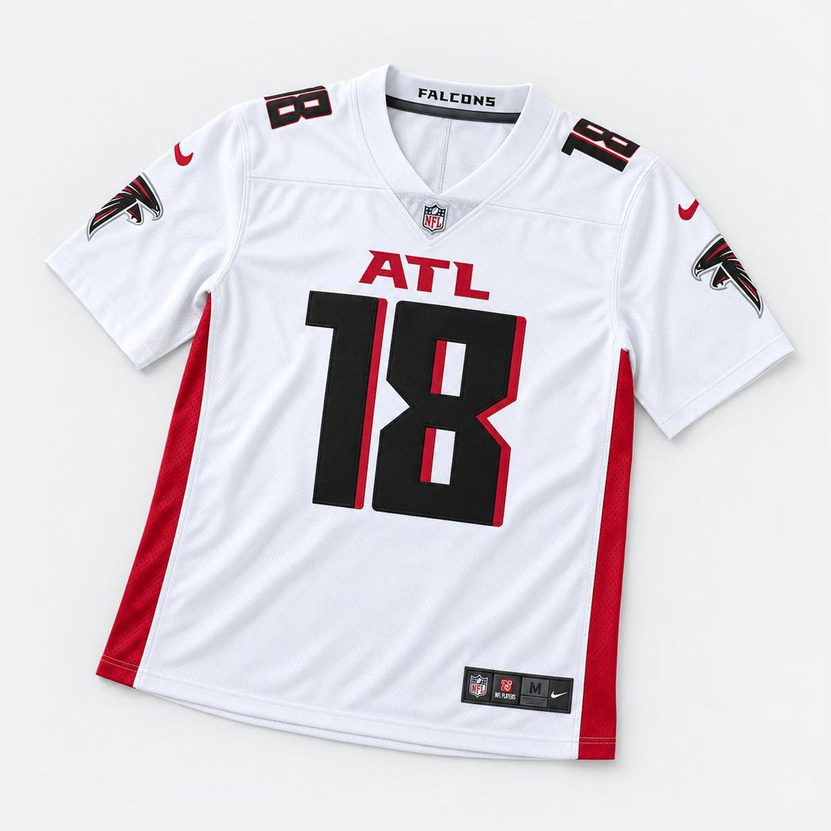 Ridley 18 Atl White Football Jersey - 5