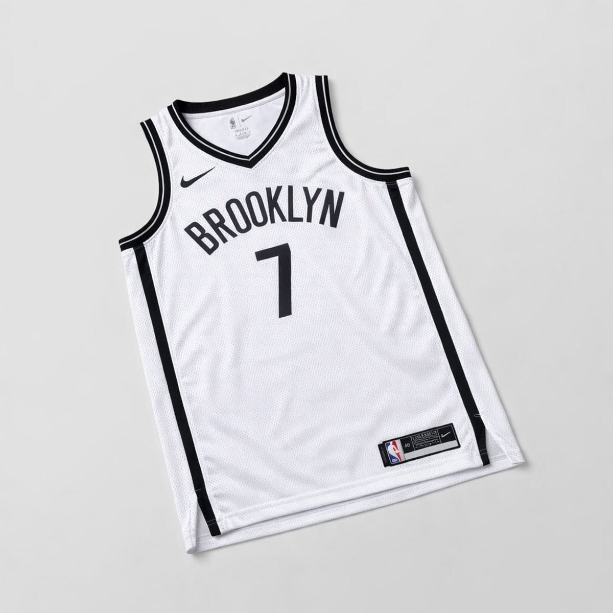 Durant 7 Brooklyn White Basketball Jersey - 3