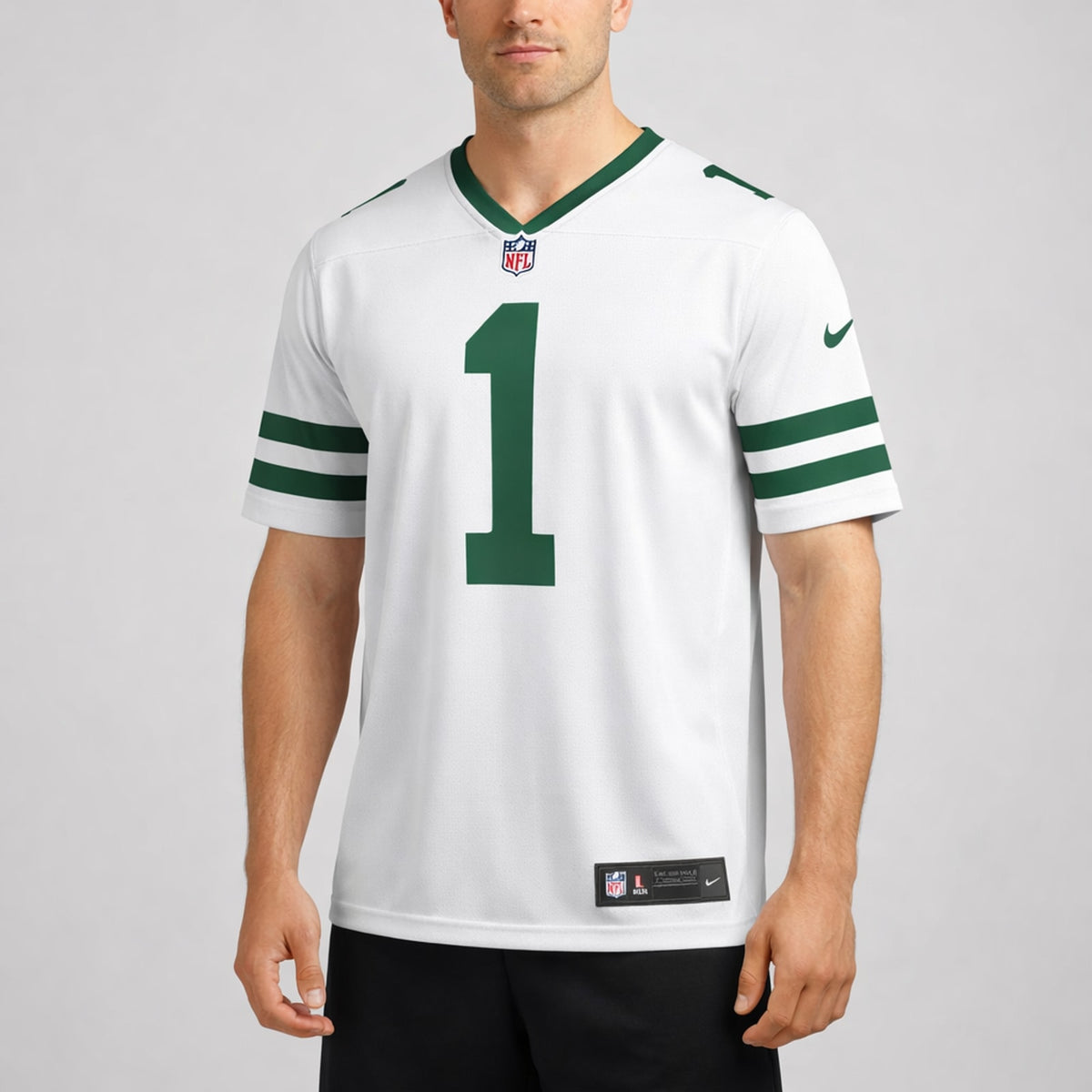 Gardner 1 White Football Jersey - 4