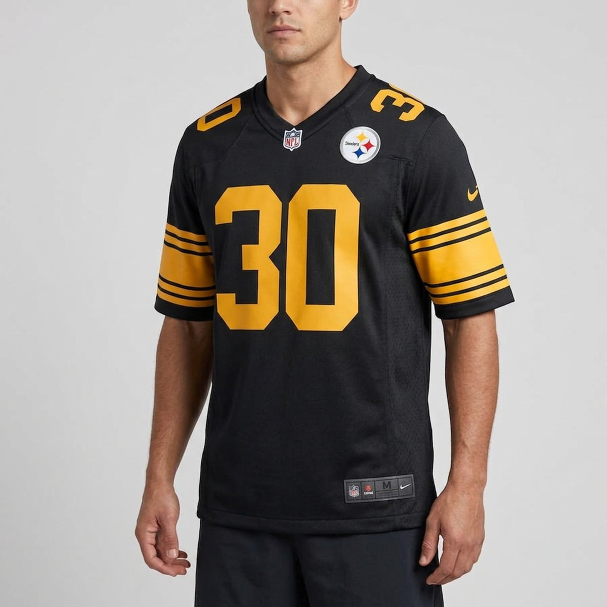 Warren 30 Pittsburgh Football Jersey - 4