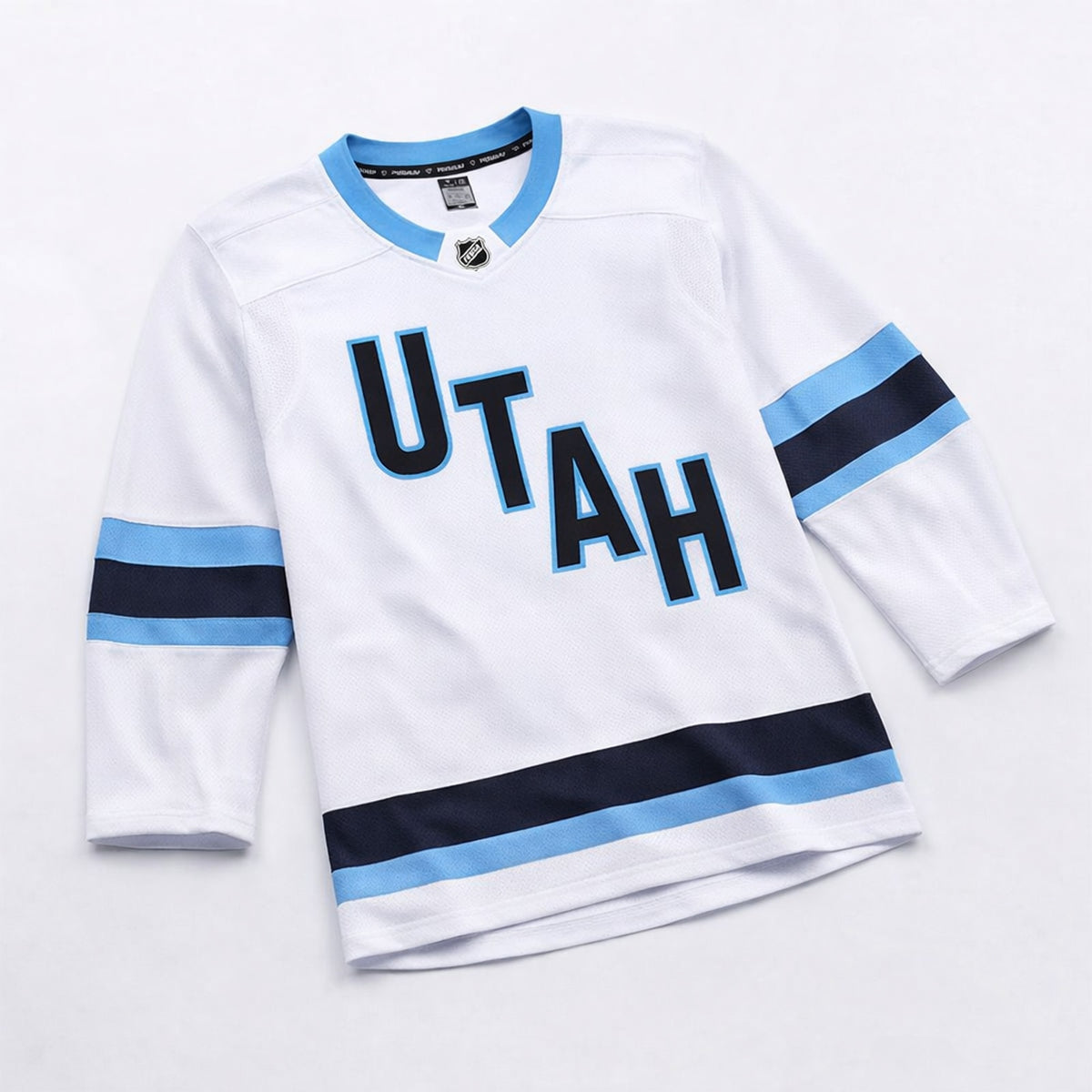 Utah White Hockey Jersey - 3