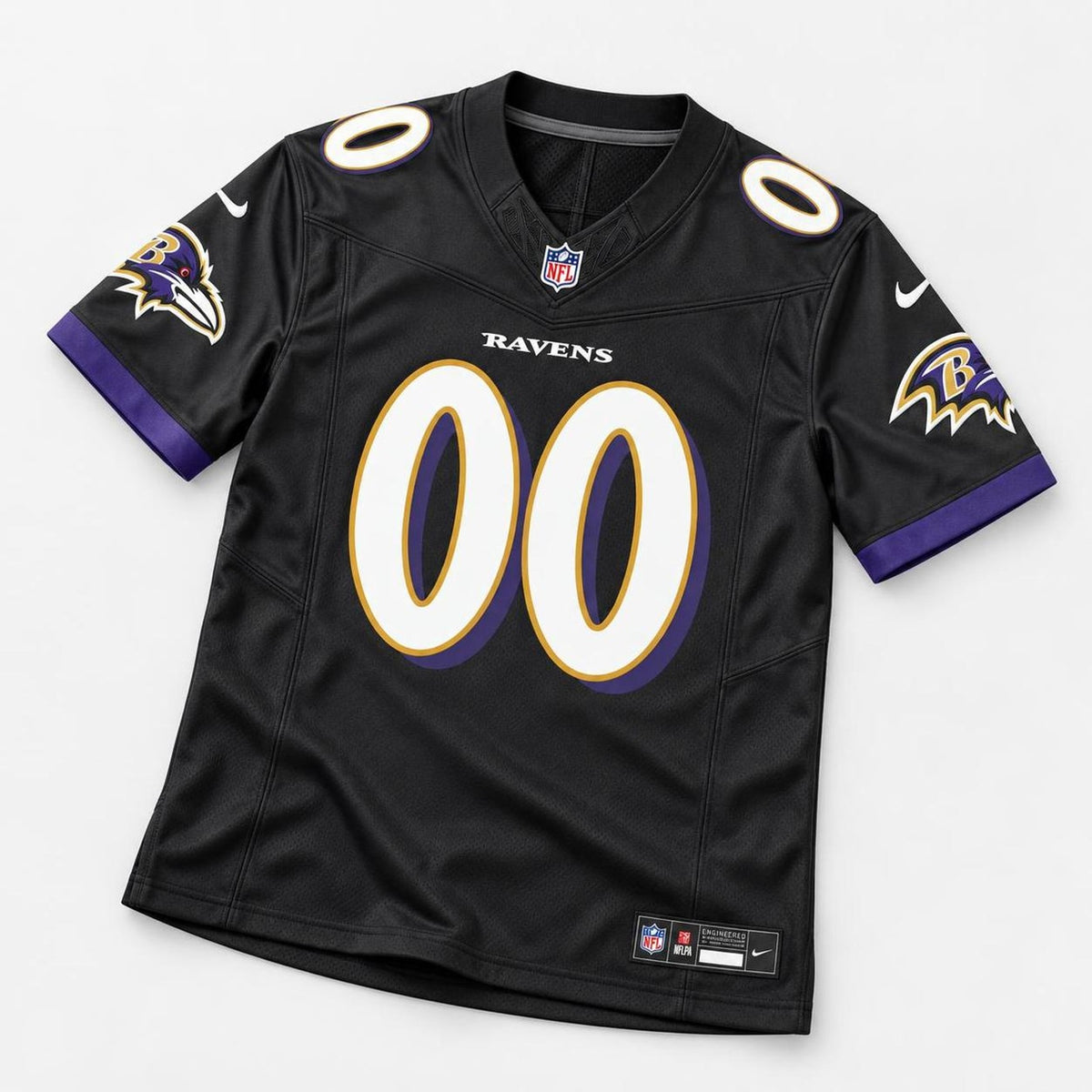 Baltimore Flag Football Jersey - Custom Name and Number - 9