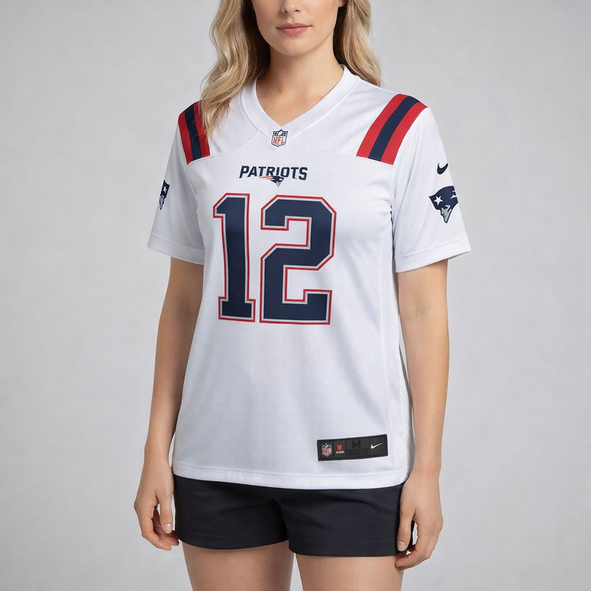 Brady 12 Patriots Football Jersey - 5
