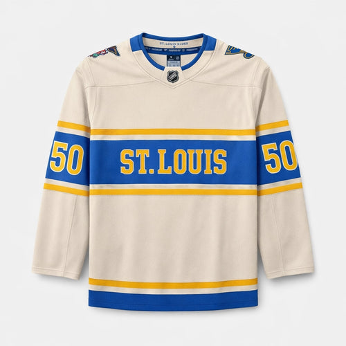Binnington 50 St Louis Blues Hockey Jersey - 1