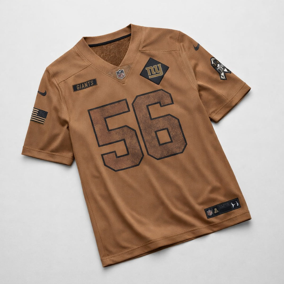 Taylor 56 Giants Football Jersey Salute To Service - 3