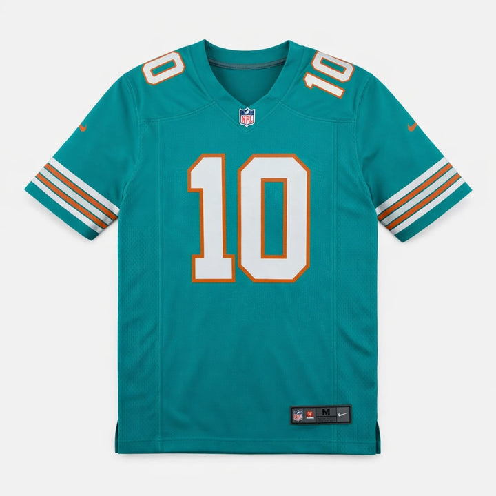 Tyreek Hill 10 Dolphins Aqua Football Jersey