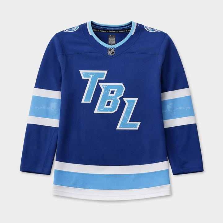 Tbl Lightning Blue Hockey Jersey